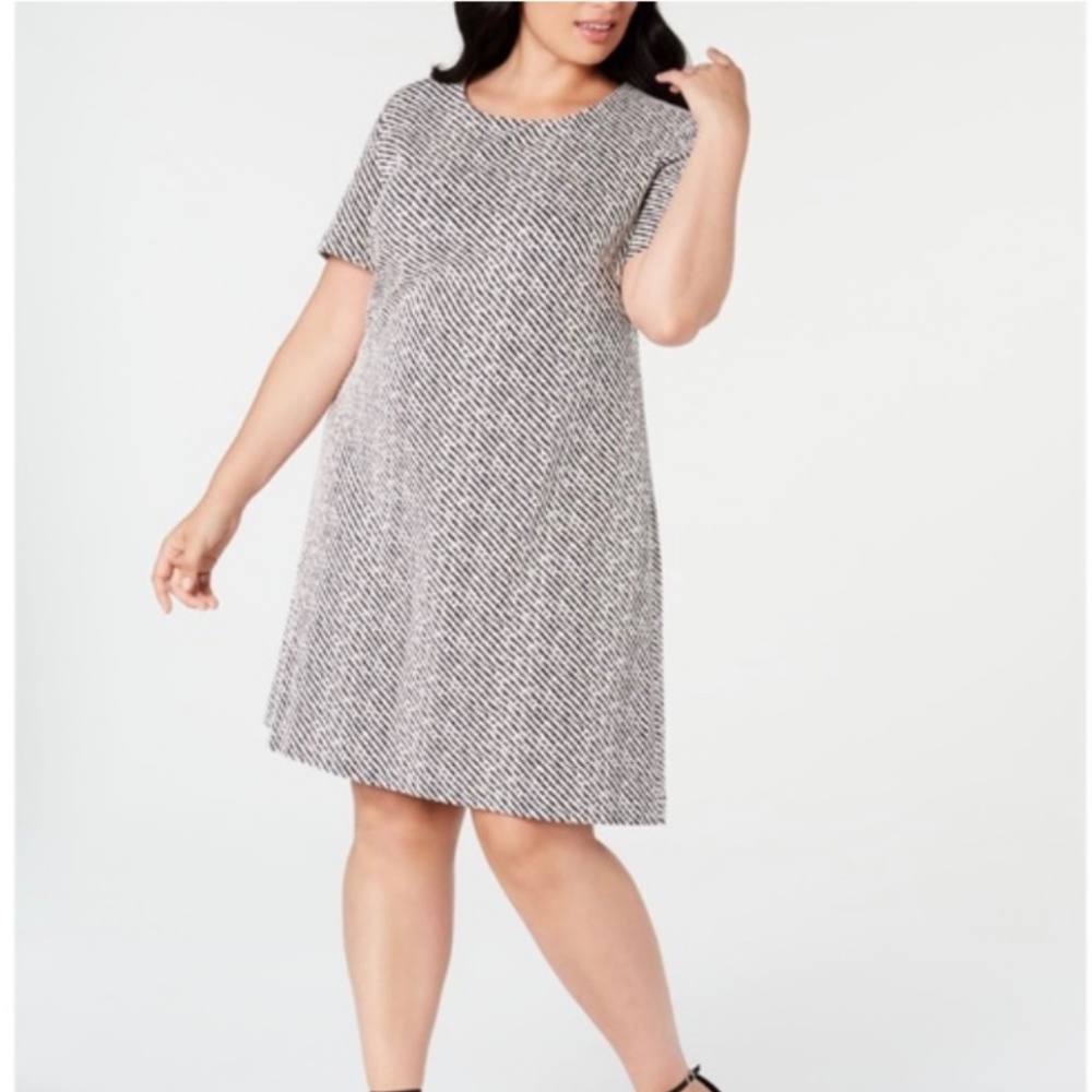 Calvin Klein Jacquard Pointe Knit Sheath Dress